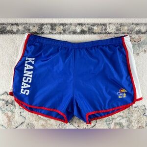 KU Kansas University Jayhawks Shorts w/ Liner US XL (16-18)